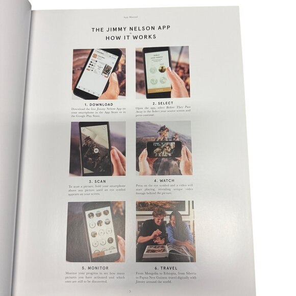 Jimmy Nelson "Before They Pass Away" Hardcover Book W/Digital App Feature - Picture 6 of 6